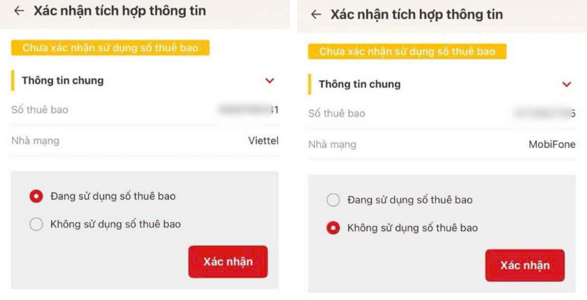 Các bước tự xác thực SIM chính chủ trên VNeID2