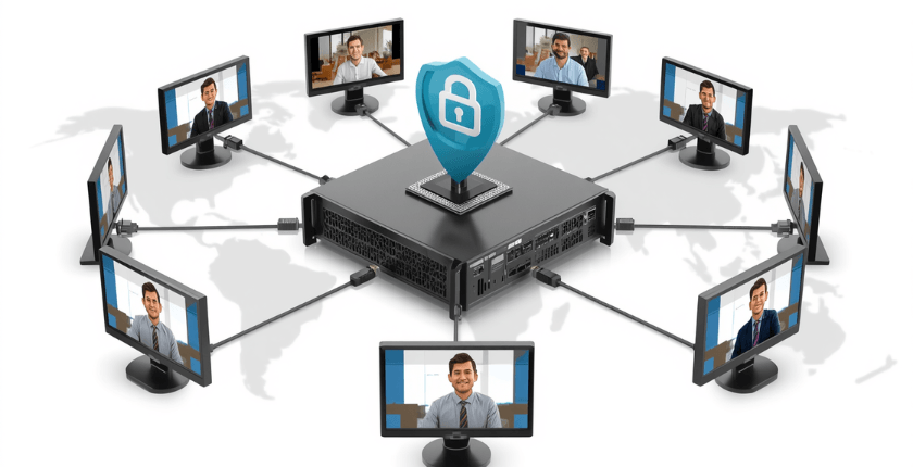 Cấu hình hệ thống hội nghị sử dụng MCU