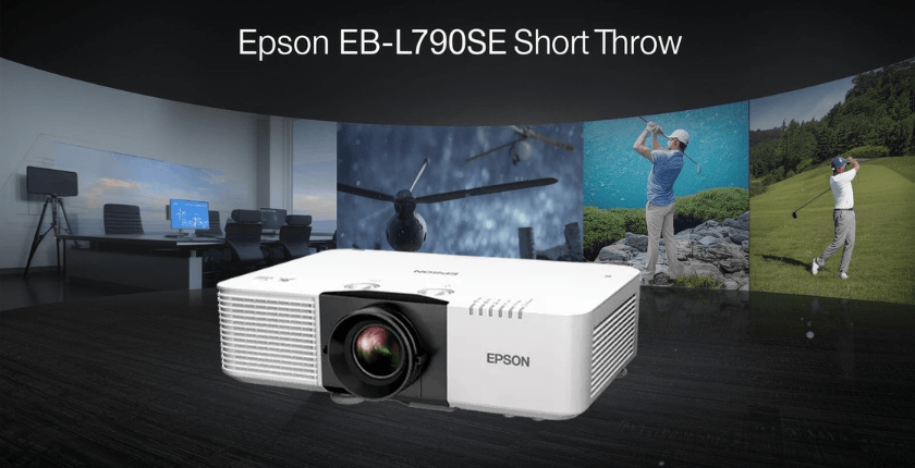 Máy chiếu gần 4K Epson EB-L790SE: Hình ảnh sắc nét cho không gian cao cấp