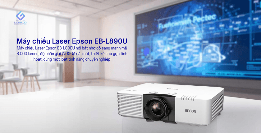 Máy chiếu Laser Epson EB-L890U: Công suất cao cho nhu cầu trình chiếu chuyên nghiệp
