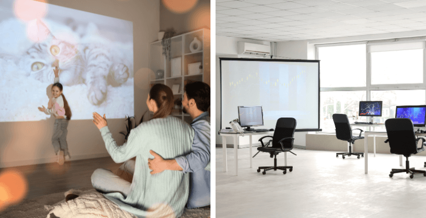 Xu hướng sử dụng máy chiếu tại gia và doanh nghiệp