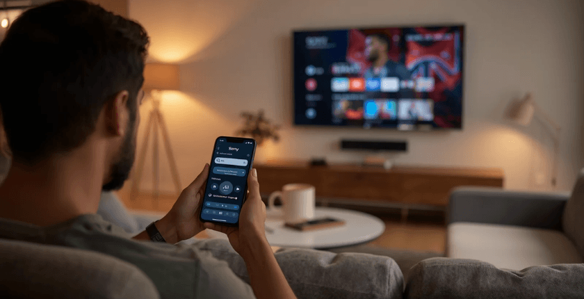 Có thể điều khiển tivi Sony bằng điện thoại không