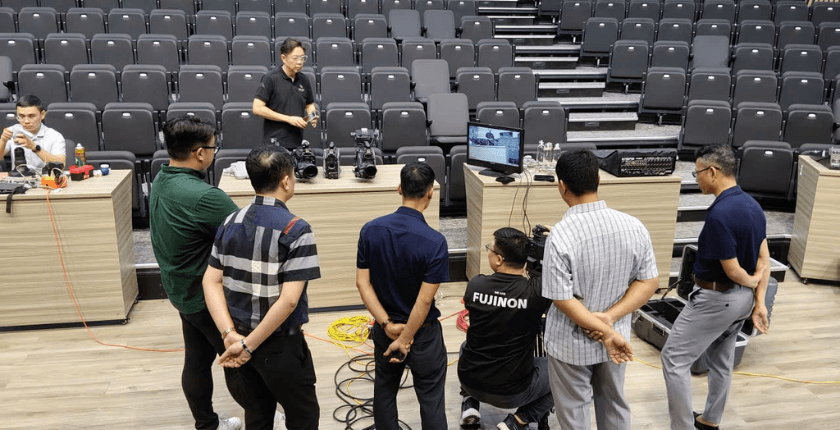 Logico phối hợp cùng Fujinon vừa thực hiện bảo dưỡng hệ thống Sony tại Báo và PT-TH Hưng Yên