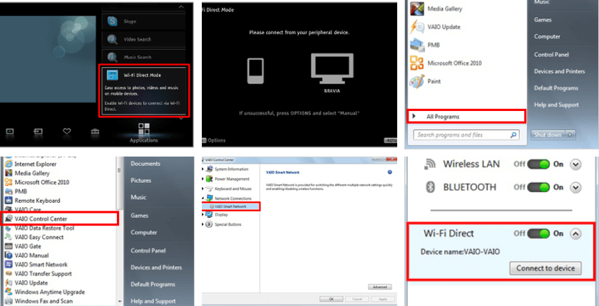 Kết nối máy tính với tivi qua Wi-Fi Direct