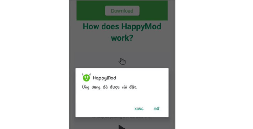 Hướng dẫn cài đăt chi tiết game HappyMod trên điện thoại2