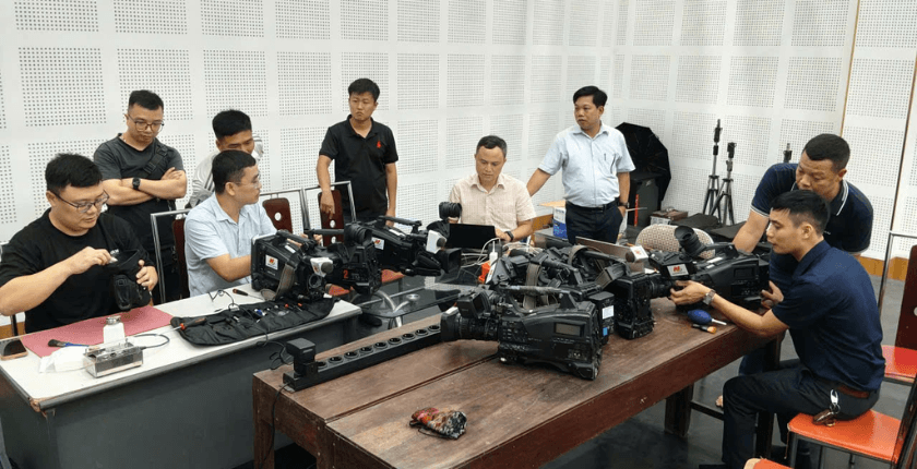 bảo dưỡng hệ thống Sony tại Báo và PTTH Ninh Bình1