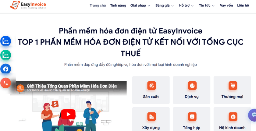 EASYINVOICE: Giải pháp hóa đơn điện tử chuyên nghiệp