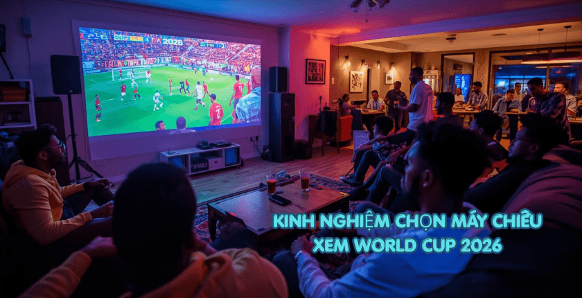 kinh nghiệm chọn máy chiếu xem World Cup 2026