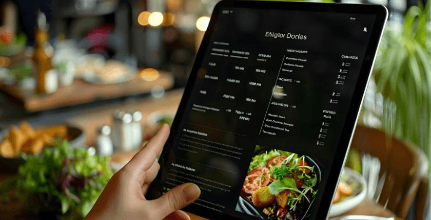 Lợi ích của menu điện tử trong ngành dịch vụ