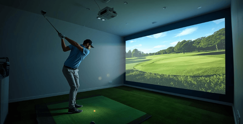 Độ sáng là yếu tố quan trọng nhất khi lựa chọn máy chiếu Golf Simulator