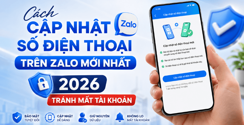 Cách cập nhật số điện thoại trên Zalo