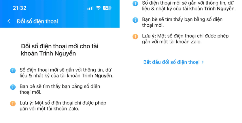 Hướng dẫn cập nhật số điện thoại Zalo-anh2