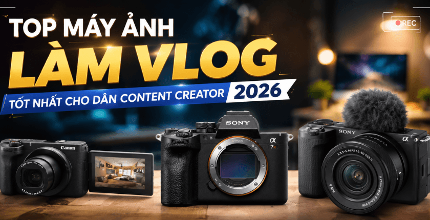 máy ảnh làm vlog nào tốt nhất 2026