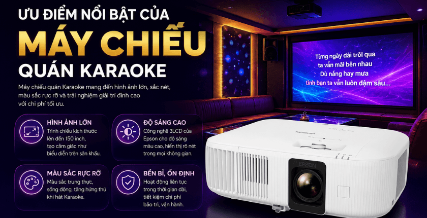 Máy chiếu karaoke gia đình Full HD