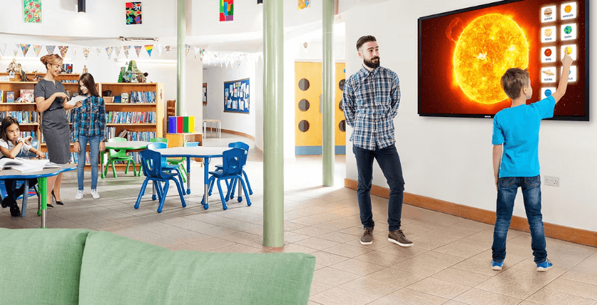 Philips E-Line: Màn hình tương tác chuyên biệt cho giáo dục
