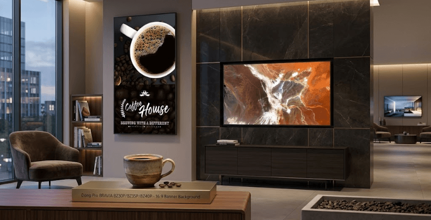 màn hình quảng cáo Sony 50 inch