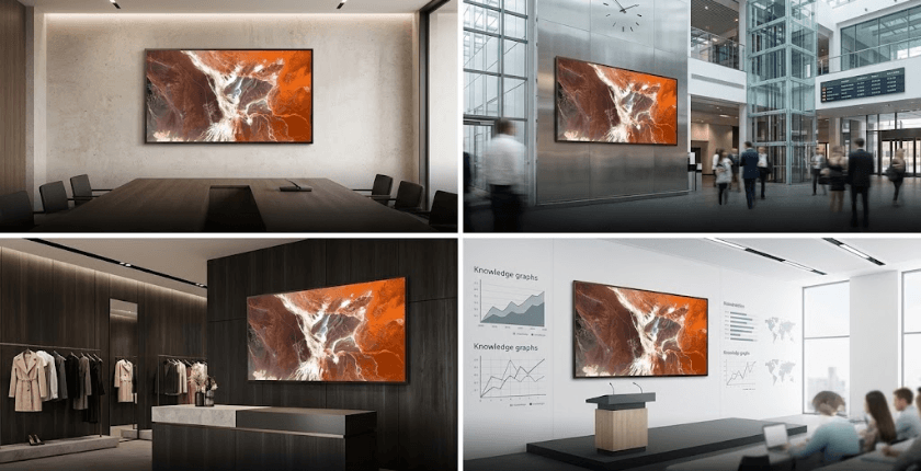 màn hình quảng cáo Sony 75 inch