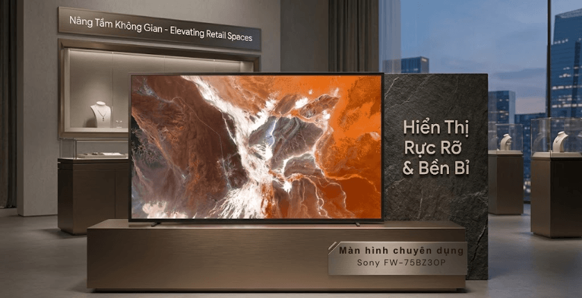 Sony FW-75BZ30P lắp đặt phòng họp