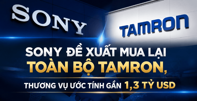 Sony mua lại Tamron 1,3 tỷ USD