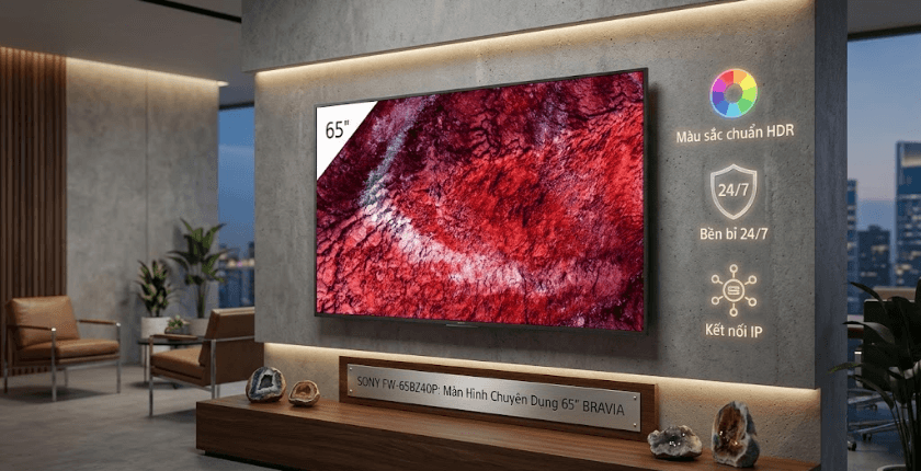 màn hình chuyên dụng Sony 65 inch