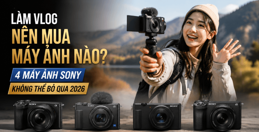 Làm vlog nên mua máy ảnh nào