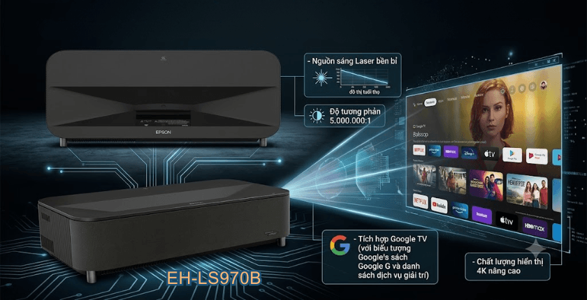 Epson EH-LS970B 150 inch