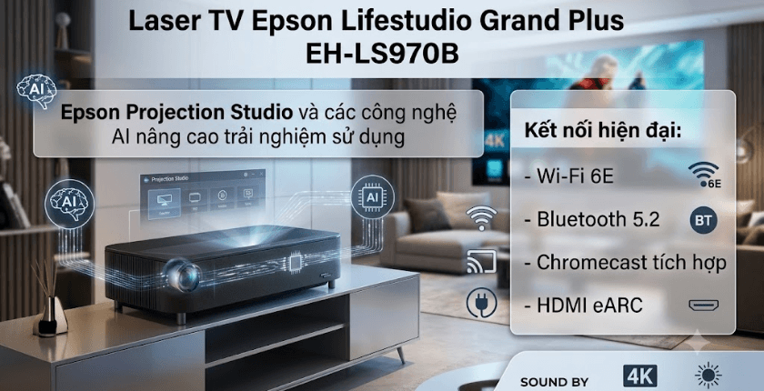 Laser TV Epson chính hãng Logico
