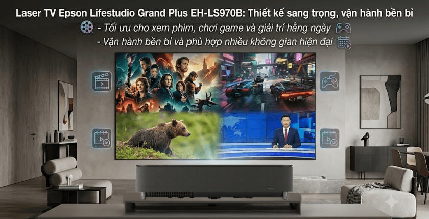 Epson EH-LS970B phòng khách