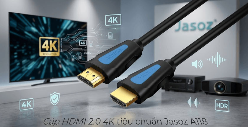 đầu cắm mạ vàng Jasoz A118