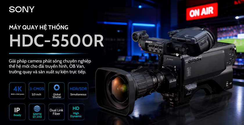 Máy quay hệ thống Sony HDC-5500R