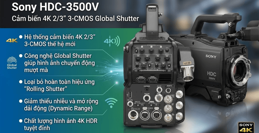 camera broadcast Sony HDC-3500V