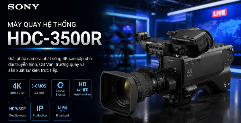 máy quay hệ thống Sony HDC-3500R