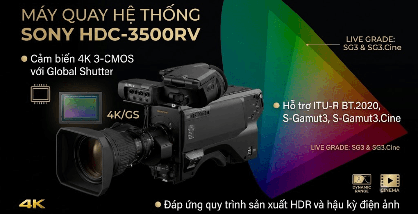 máy quay hệ thống Sony HDC-3500RV