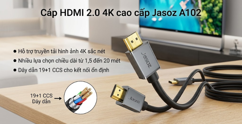 cáp HDMI Jasoz A102