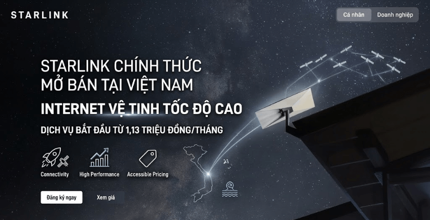 Starlink Việt Nam chính thức mở bán