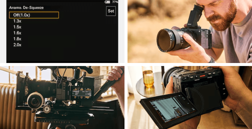 Sony FX5 chống rung 5 trục