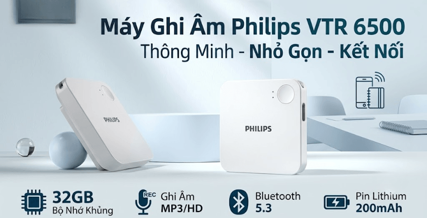 máy ghi âm Philips VTR 6500