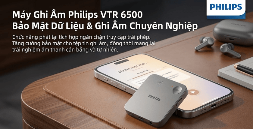 máy ghi âm Philips VTR6500 32GB
