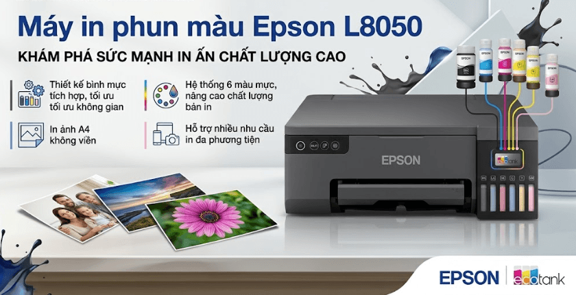 máy in Epson L8050 chính hãng