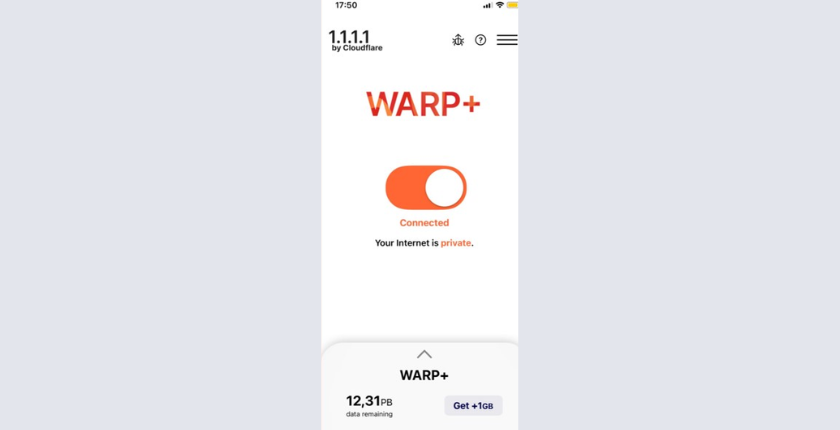 Khắc phục Wattpad không truy cập được bằng ứng dụng 1.1.1.1-anh2