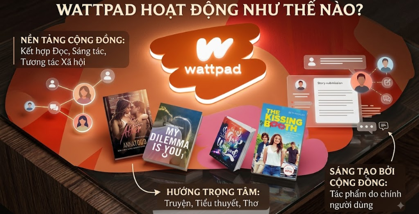 Wattpad hoạt động như thế nào