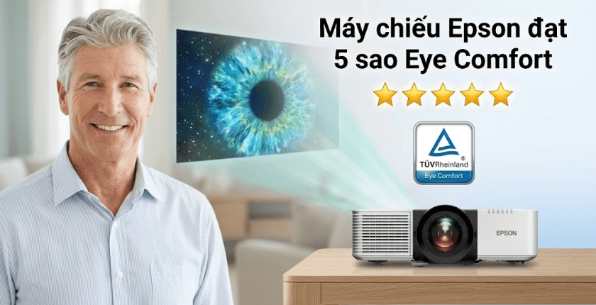 Máy chiếu Epson Eye Comfort có thể được cân nhắc cho giáo dục và doanh nghiệp