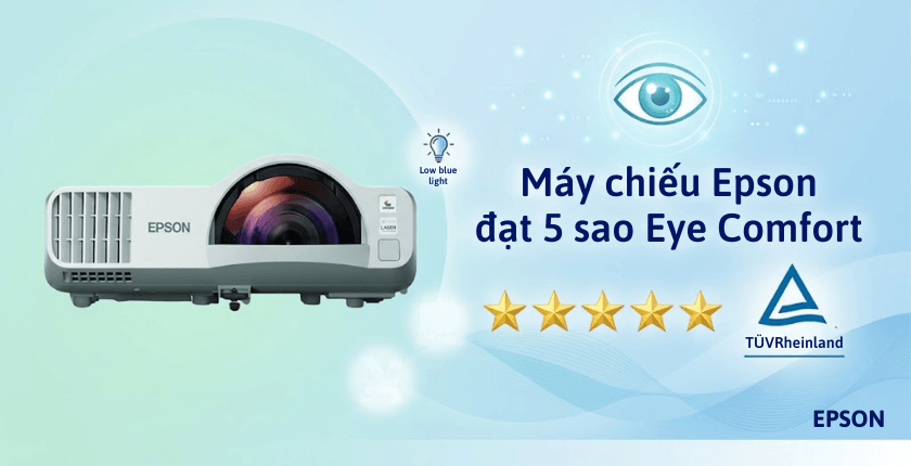 Eye Comfort 5 sao là mức cao nhất trong hệ thống xếp hạng được tài liệu cung cấp
