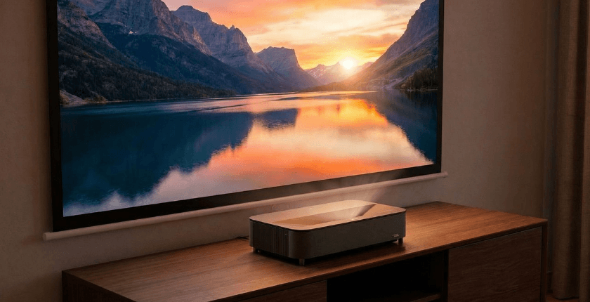 Epson LS970 sử dụng công nghệ 3LCD với độ sáng màu và trắng tối đa 4.000 lumen