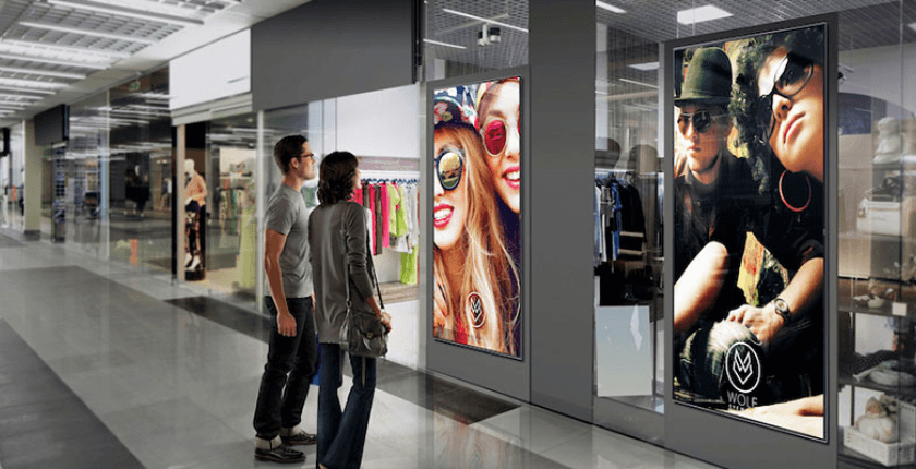 Màn hình LED tạo điểm nhấn hiển thị trong không gian showroom