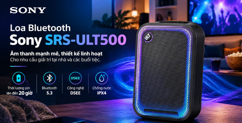Loa Bluetooth Sony SRS-ULT500 chính hãng