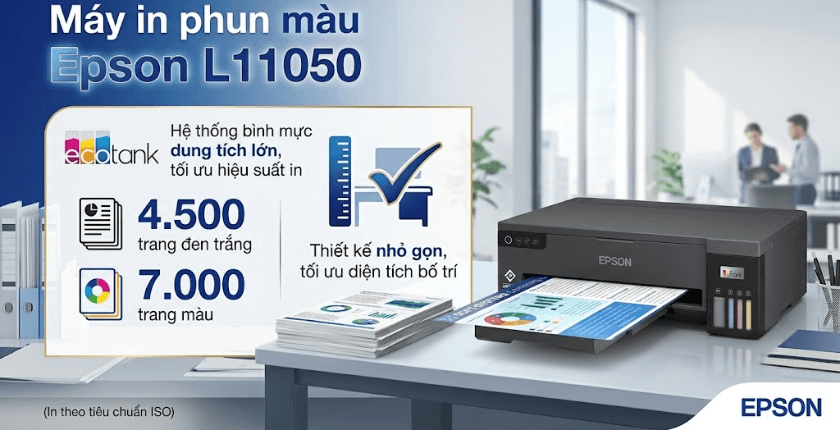 Đầu in PrecisionCore trên Epson L11050