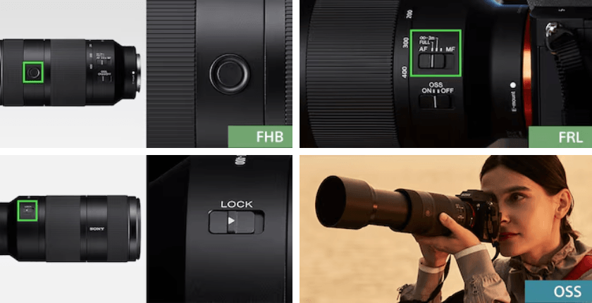 Ống kính Sony FE 100-400mm F5.6-8 chính hãng
