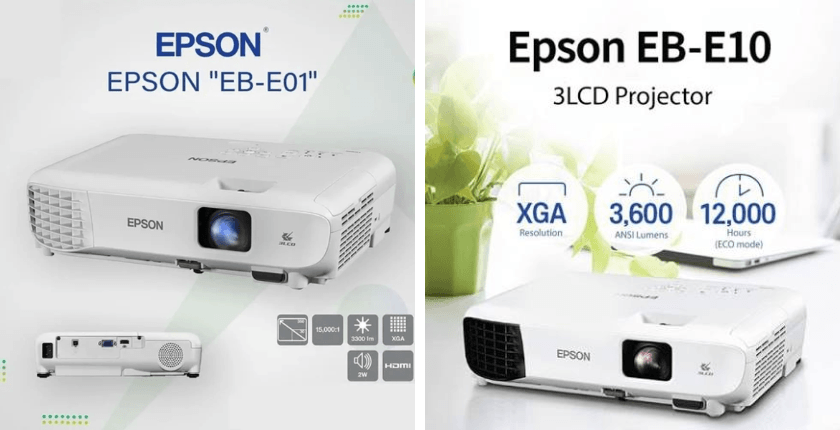 Nên mua Epson EB-E01 hay EB-E10