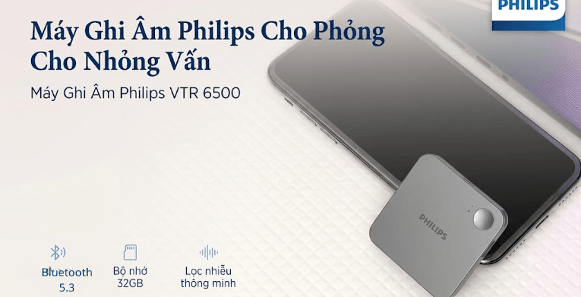 Máy Ghi Âm Philips VTR6500